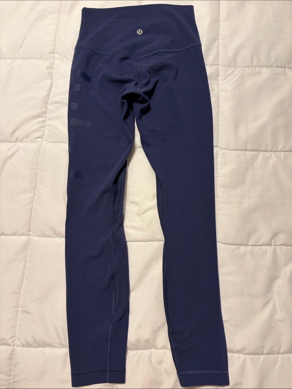 Lululemon Align High-Rise Pant 25" Graphic Like New Night Sea Size 4 - Picture 7 of 12